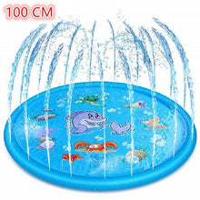 Load image into Gallery viewer, 100/170cm Children Play Water Mat Outdoor Game Toy Lawn For Children Summer Pool Kids Games Fun Spray Water Cushion Mat Toys