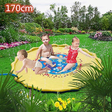 Load image into Gallery viewer, 100/170cm Children Play Water Mat Outdoor Game Toy Lawn For Children Summer Pool Kids Games Fun Spray Water Cushion Mat Toys