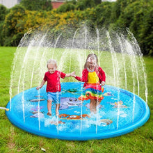 Load image into Gallery viewer, 100/170cm Children Play Water Mat Outdoor Game Toy Lawn For Children Summer Pool Kids Games Fun Spray Water Cushion Mat Toys