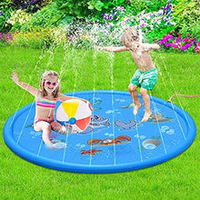 Load image into Gallery viewer, 100/170cm Children Play Water Mat Outdoor Game Toy Lawn For Children Summer Pool Kids Games Fun Spray Water Cushion Mat Toys
