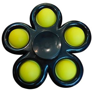 Anti-Stress Pressure Reliever Pop Fidget Toys Spinners Push Simple Dimple Bubble Keychain Autism Sensory Toys for Adult Kids